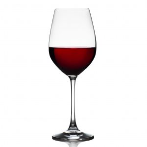 vin rouge au verre